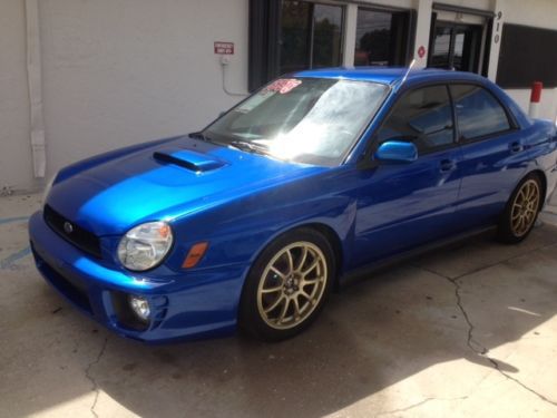 2002 subaru impreza wrx sedan 4-door 2.0l