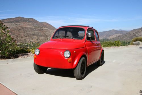 1971 fiat 500 l italian classic upgraded motor great running car parts included