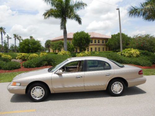 Beautiful florida 1997 lincoln continental 1-owner! 48k miles! rust free!