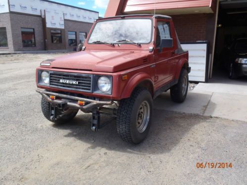 1988 suzuki samurai jx sport utility 2-door 1.3l