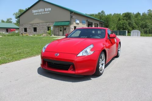 2010 nissan 370z touring! 55k mi! red! new tires! 1 owner carfax! mint!!!!!!!!
