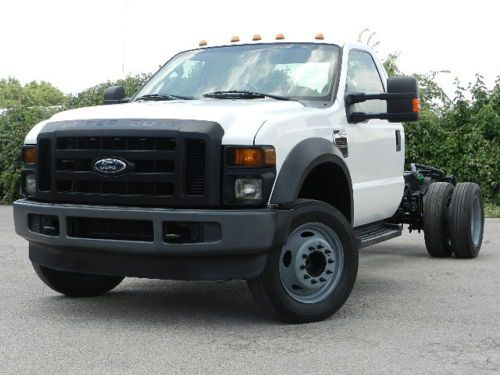 2008 ford f550 regular cab dually 6 speed 6.4l power stroke diesel cab &amp; chassis