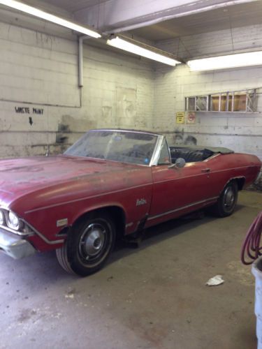 1968 chevelle convertible barn find