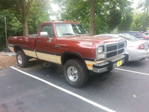 1993 dodge w250 base standard cab pickup 2-door 5.9l