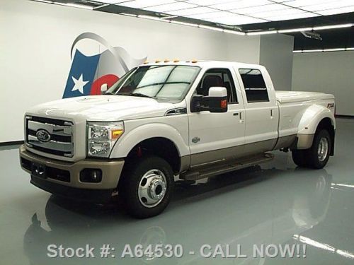 2012 ford f-350 king ranch crew diesel drw fx4 4x4 nav texas direct auto