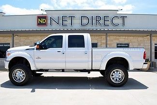 4x4 6.7 htd leather platinum nav sunroof 6&#034; lift 20&#034; rims 37&#034; tires texas