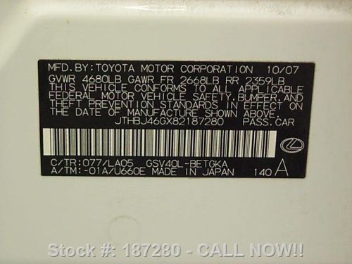 2008 LEXUS ES350 CLIMATE SEATS SUNROOF NAV REAR CAM 66K TEXAS DIRECT AUTO, US $18,980.00, image 21