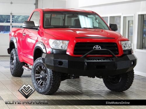 07 toyota tundra 4wd v8 reg cab lift kit wheels winch plate run boards navi gps