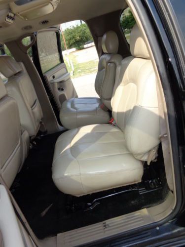 2002 CHEVY SUBURBAN LT LEATHER NEW TV DVD CD MP3 TX 2OWNERS NORUST DRIVES GREAT, image 10