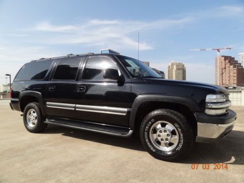 2002 CHEVY SUBURBAN LT LEATHER NEW TV DVD CD MP3 TX 2OWNERS NORUST DRIVES GREAT, image 18