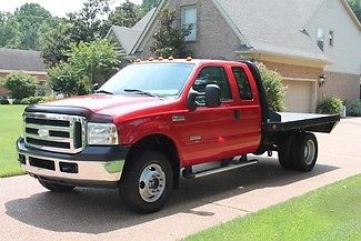 Perfect carfax  powerstroke diesel 4wd with flat bed