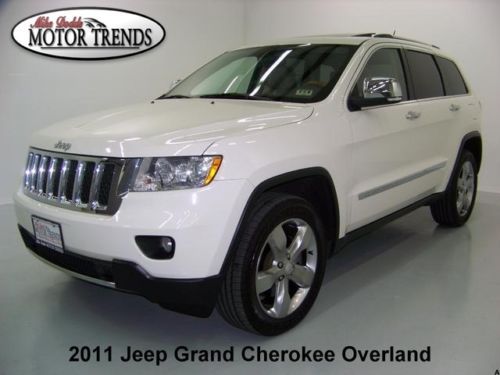 2011 grand cherokee overland awd hemi navigation pano roof heated ac seats 48k