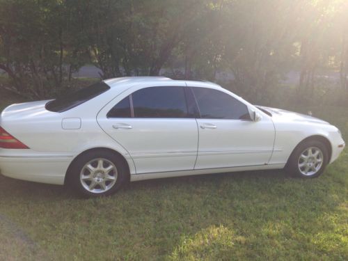 Loaded, white, 2002 mercedes s500