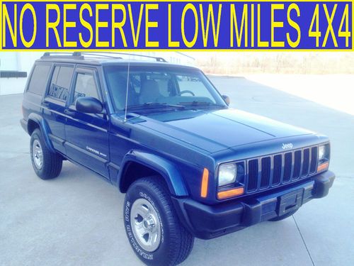 No reserve low miles rust free 4x4 4.0l sport 00 grand classic limited wrangler