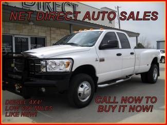 08 diesel 68k miles texas truck side steps 4wd net direct auto sales clean!