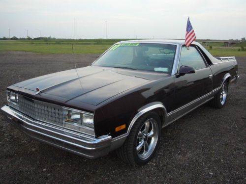 1987 chevrolet el camino base standard cab pickup 2-door 5.0l