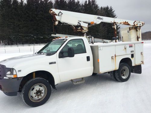 2002 ford f-450 super duty bucket truck