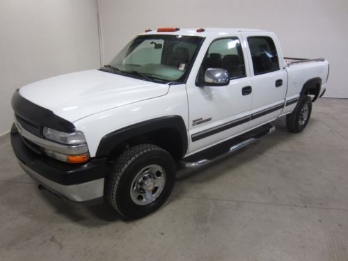 01 chevrolet silverado 2500hd 6.6l v8 duramax diesel crew cab short bed 1 owner