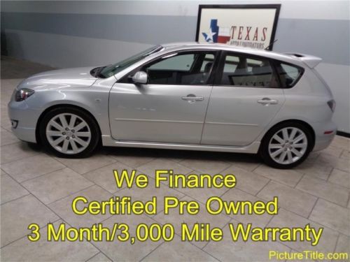 08 mazdaspeed3 gt 6 speed manual certified warranty we finance texas