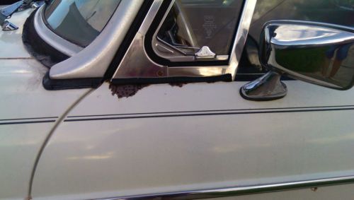 1978 MG MGB White Original Clean Convertible British Car, image 9