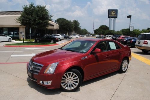 2010 cadillac cts navigation sport  heated leather sunroof one owner low mileage