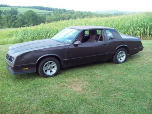 Chevrolet monte carlo ss 1986 2 door coupe