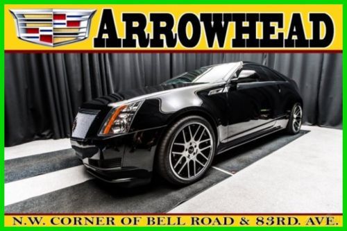 Cts coupe black raven 20 gianelle custom grille hid lights one owner 20346 miles