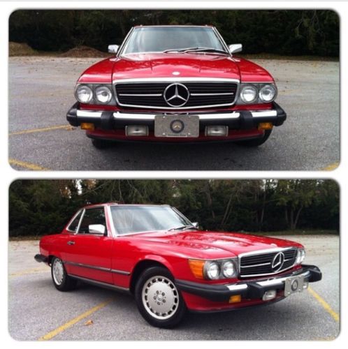 1986 560sl convertible roadster.  excellent condition!!  garage kept since 1986!
