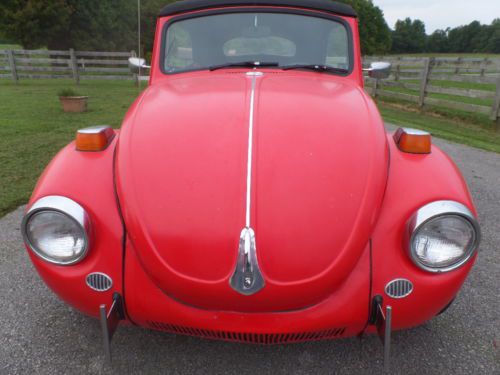 VOLKSWAGON SUPERBEETLE CONVERTIBLE W/ SUICIDE DOORS!, US $4,000.00, image 3