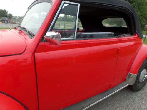 VOLKSWAGON SUPERBEETLE CONVERTIBLE W/ SUICIDE DOORS!, US $4,000.00, image 5
