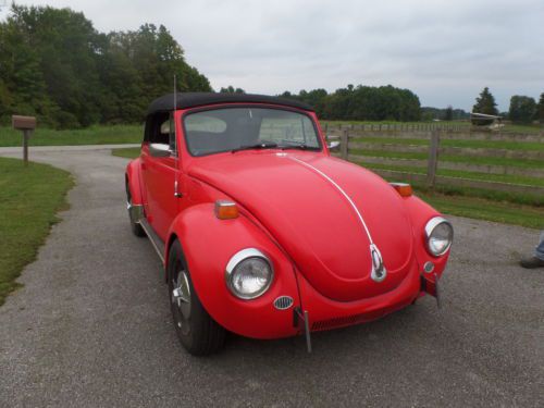 VOLKSWAGON SUPERBEETLE CONVERTIBLE W/ SUICIDE DOORS!, US $4,000.00, image 7
