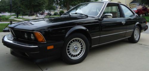 1985 bmw 635csi coupe 2-door 3.5l  black - automatic - low miles