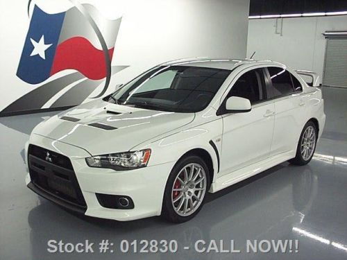 2012 mitsubishi lancer evo gsr awd 5-speed turbo 27k mi texas direct auto