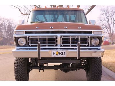 1976 ranger f250 460 a/c p/s conversion tilt power rear slider rot free awsome!!