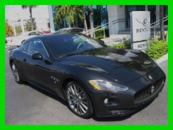 11 nero carbonio gran turismo s 4.7l v8 coupe *carbon fiber trim *low miles *fl