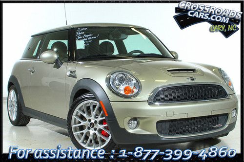 09 mini cooper john cooper works 6-spd coupe 1.6l turbo 45k 17" rims pkgs crcars