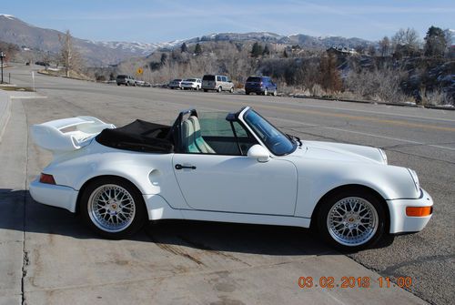 1989 porsche 911 carrera convertible 2-door twin turbo 650hp