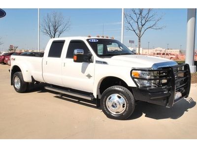 2012 f450 4x4 super crew lariat, diesel, nav, ranch hand, dually, texas trade in