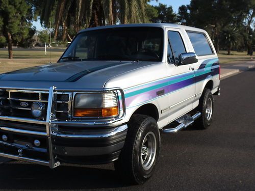 1996 bronco 73k act. miles 5.8 liter v8 tow package_100%rust free_ original!