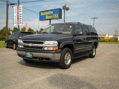 01 2500 4wd awd 3/4 ton leather blue suv inspected warranty - no reserve