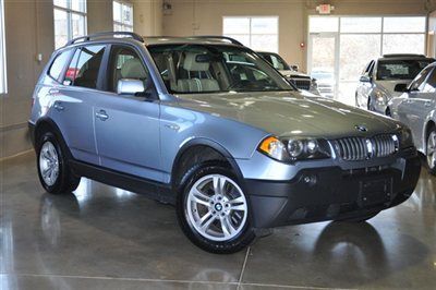 3.0i x3, navigation,awd,3.0,heated seats,clean carfax 4 dr suv gasoline 3.0l l6