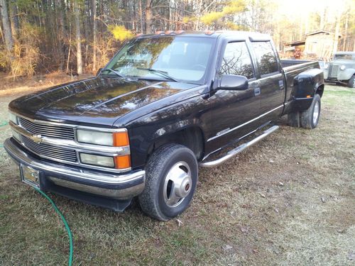 1998 chevrolet c3500 silverado crew cab pickup 4-door 7.4l