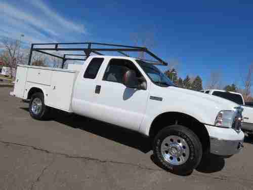 2005 Ford F-250 Supercab Long Bed Utility Work Service Body 4x4 V8 6SPD XLT 5.4, US $6,495.00, image 3