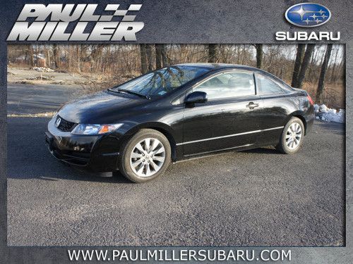 2010 honda civic black coupe ex