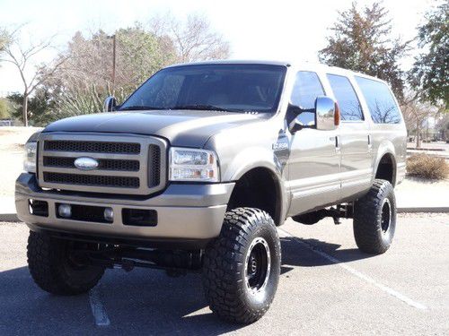 **no reserve** 2005 limited 4wd 6l v8 powerstroke ford excursion lifted!!