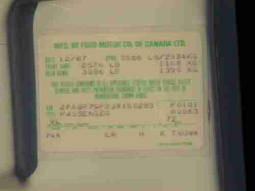 1988 Ford Country Squire Wagon Crown Victoria LTD LX, image 14