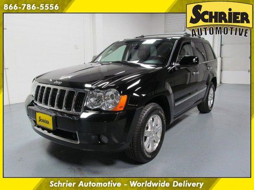 2008 jeep grand cherokee overland black navigation back up cam loaded 1 owner
