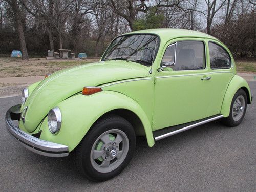 1972 volkswagen beetle body-off restored - new 1600cc chromed motor - super cool