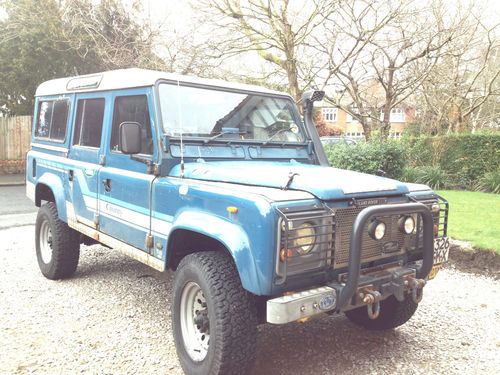 1986 land rover defender 110 csw super solid with many upgrades! rebuilt tdi