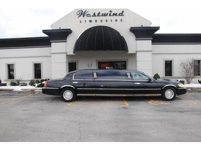 Limo, limousine, lincoln, town car, stretch, exotic, luxury, rare, 2001, 6 pack
